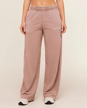 Chainstitch Graphic Wide Leg Jogger